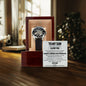 To My Son With Love From Mom Men's Openwork Watch