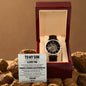 To My Son With Love From Mom Men's Openwork Watch
