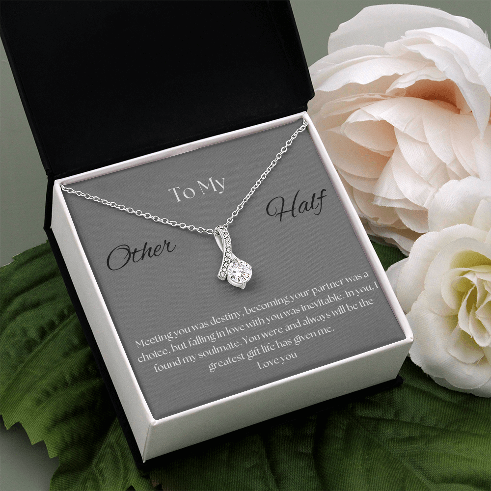 To My Other Half Pendant Necklace 2