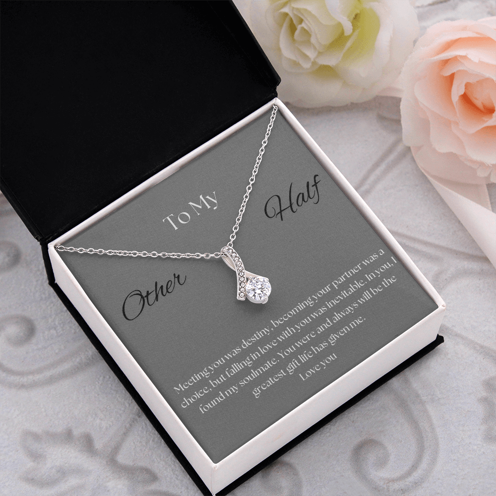 To My Other Half Pendant Necklace 2