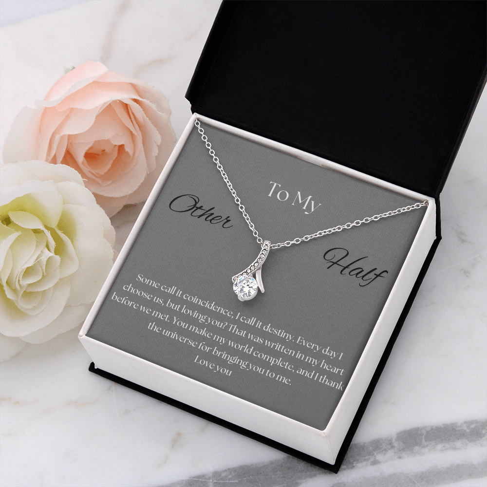 To My Other Half Pendant Necklace 5