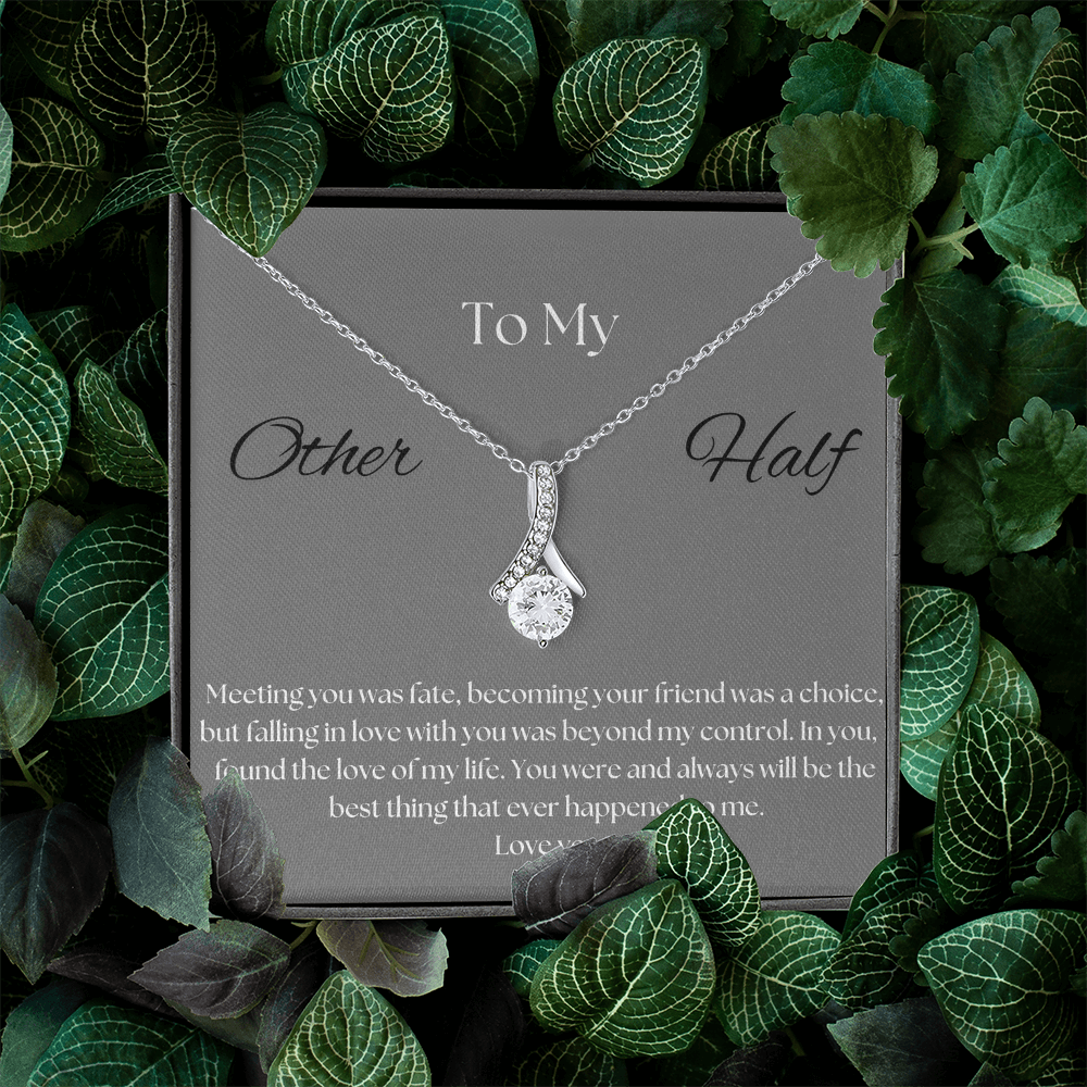 To My Other Half Pendant Necklace