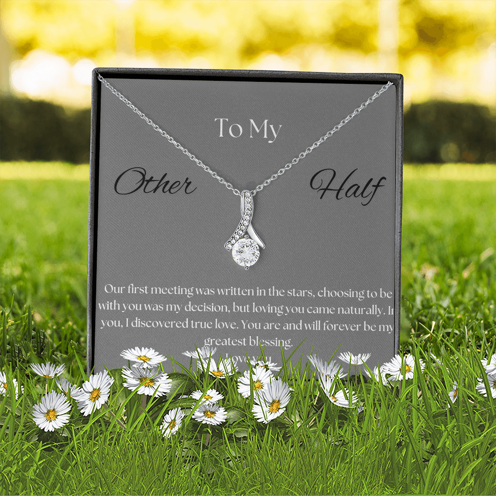 To My Other Half Pendant Necklace 3