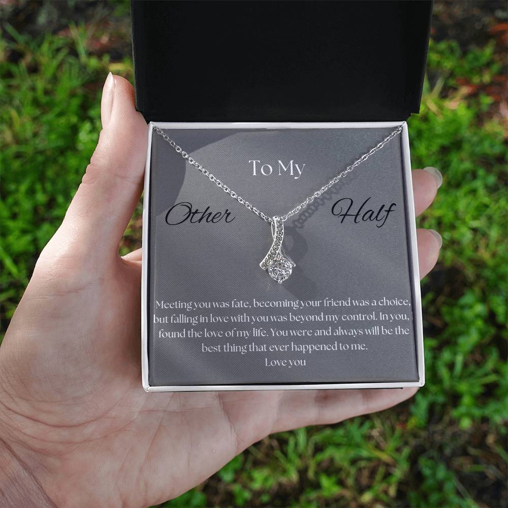 To My Other Half Pendant Necklace