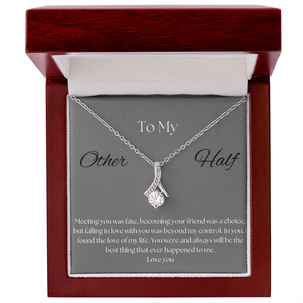 To My Other Half Pendant Necklace