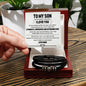 To My Son Love Mom Bracelet