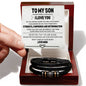To My Son Love Mom Bracelet