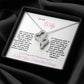 To My Wife Heart to Heart Necklace