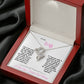 To My Wife Heart to Heart Necklace