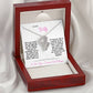 To My Wife Heart to Heart Necklace