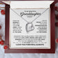 To my beautiful Granddaughter heart necklace