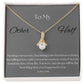 To My Other Half Pendant Necklace