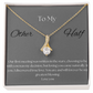 To My Other Half Pendant Necklace 3