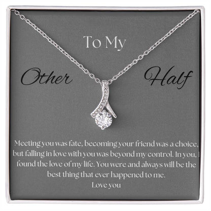 To My Other Half Pendant Necklace