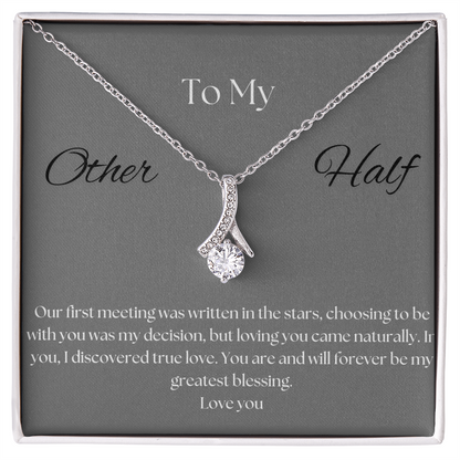 To My Other Half Pendant Necklace 3